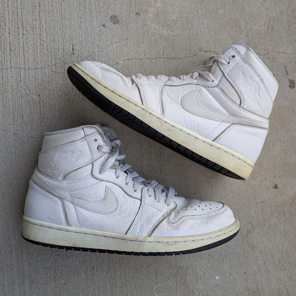 Air Jordan 1 High Perforated White